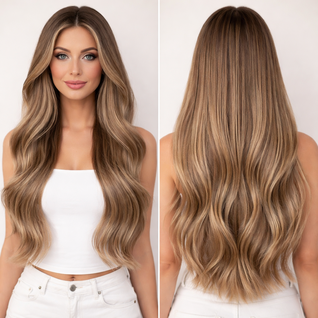Champagne Whisper - Butterfly Weft Hair Extensions