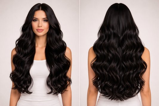 Jet Set Black - Genuis Weft Hair Extensions