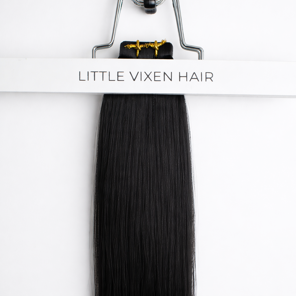 Jet Set Black  - Tape-In Hair Extensions