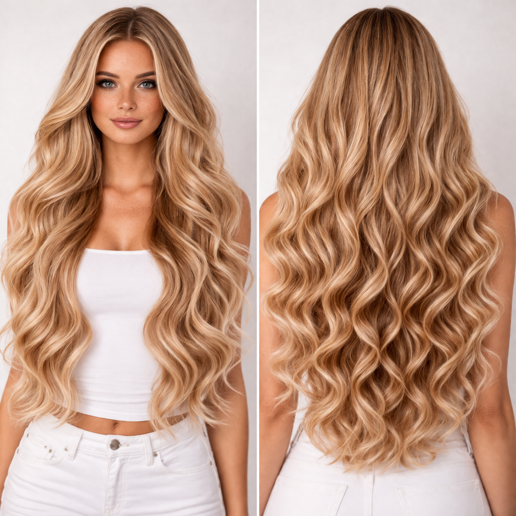 Dimensional Silk Blonde - Tape-In Hair Extensions