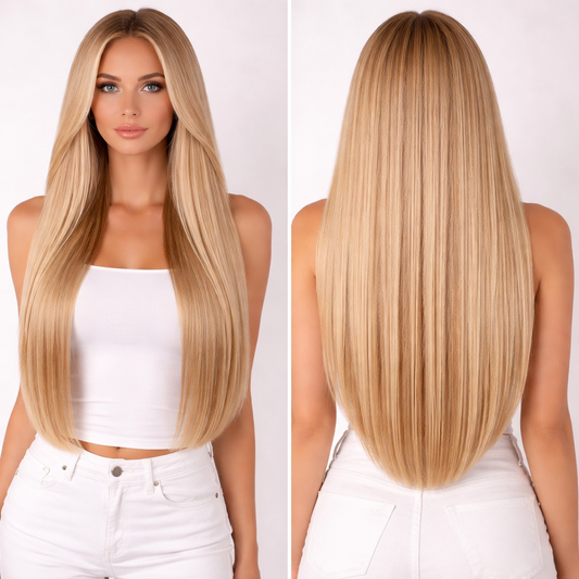 Dimensional Sunveil Blonde - Tape-In Hair Extensions